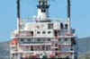 Scare over explosive laden ship