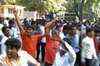 TDP MLA roughed up by pro-Telangana students