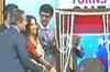 Times Group MD, Vidya Balan ring BSE opening bell