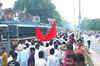 Farmers' protests cause traffic snarls in Delhi