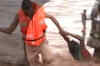 Dramatic flood rescue caught on camera