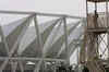 False ceiling at CWG weightlifting venue collapses