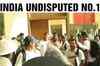 Team India celebrate after historic win
