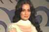 Dia walks the ramp in bridal wear