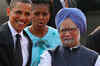 PM receives Obama at Delhi airport