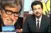 Anil touches Big B's feet