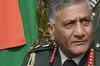 Army chief downplays Chinese incursion