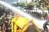 BJP workers protest against price rise in Delhi