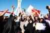 Protesters occupy Bahrain Square as forces leave