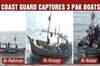 Coast Guard captures 3 Pak boats