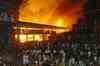Massive fire breaks out at a slum in Mumbai's Bandra area