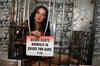 Celina Jaitley trapped in a cage!