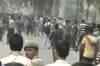 Police lathicharge Kashmiri youths