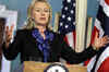 Clinton urges nations to cut Syria energy, arms ties
