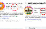  Viral Cockroach Janta Party Overtakes Congress And BJP In Instagram Followers Race | Watch